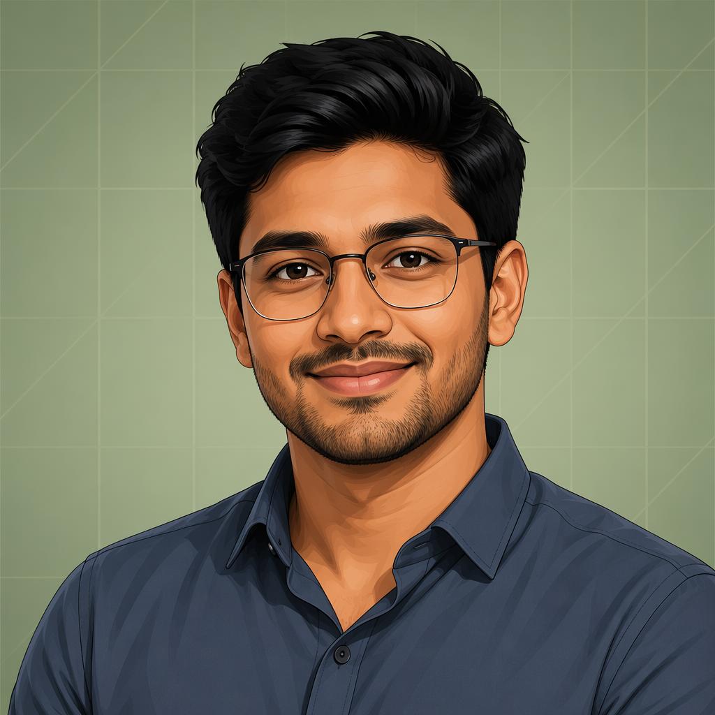 Data Analyst Headshot Illustration