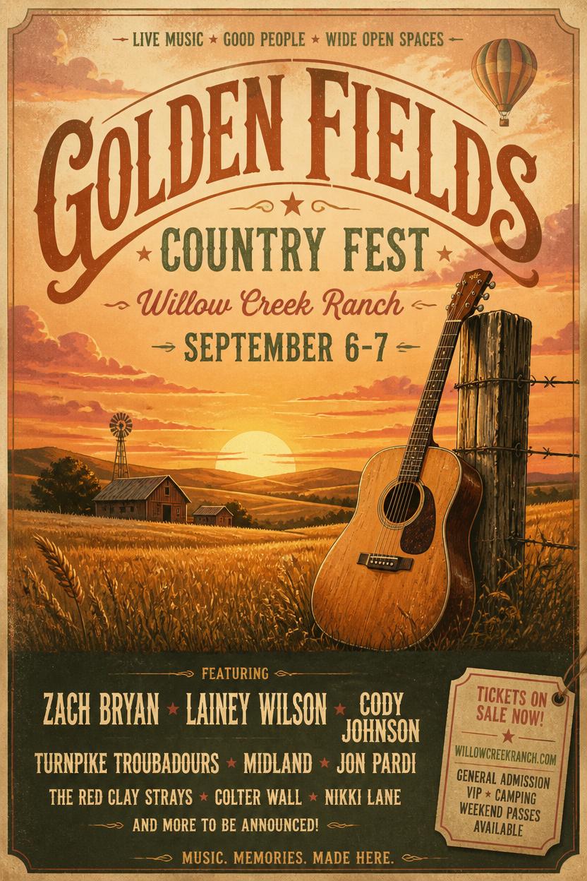 Golden Fields Country Fest