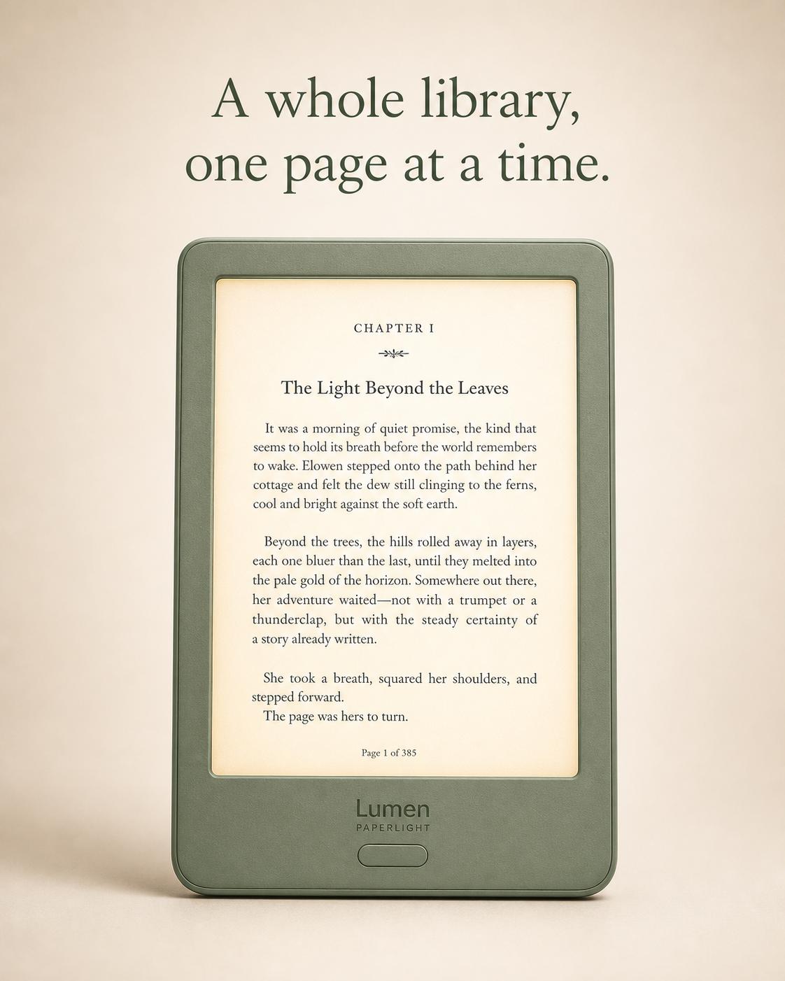 Lumen E-Reader Paperlight