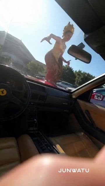 Amateur Javanese Dance on Ferrari