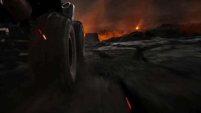Volcanic ATV Stunt Jump