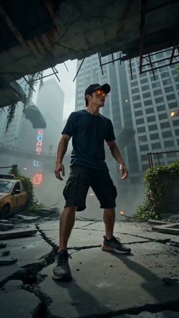 Post-Apocalyptic Superhuman Brawl