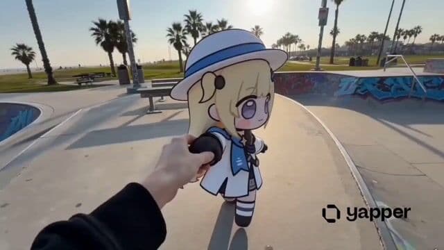 Chibi Phoebe Skatepark Adventure