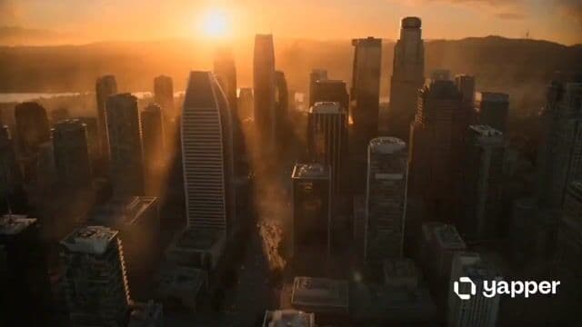 Lone Man Battles City Monster