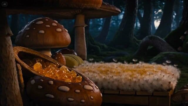Sleepy Fairy in Twilight Forest