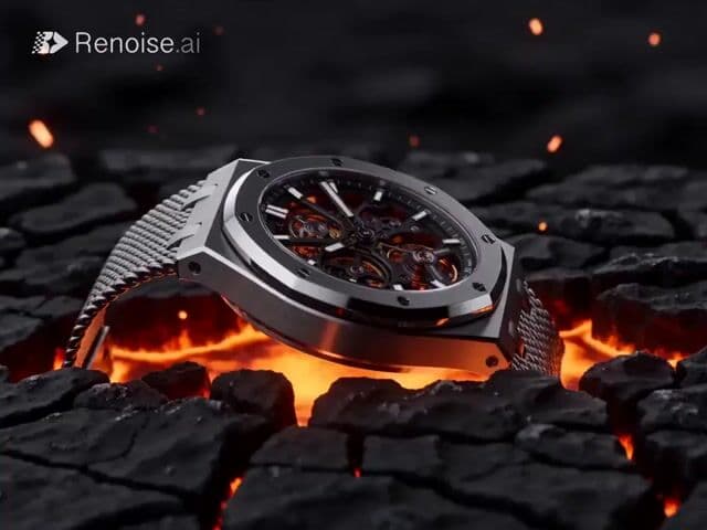 Lava Forged Skeleton Watch Macro