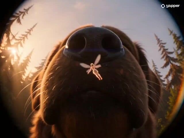 Ant-View Puppy Fairy Chase