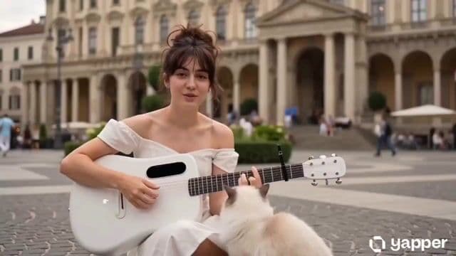 Serenading in a Sunlit Piazza