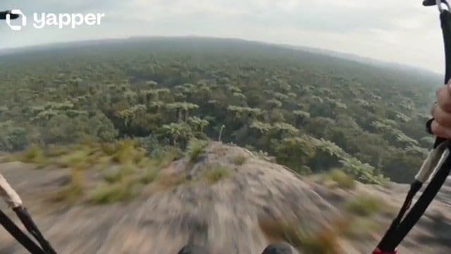 Prehistoric Canyon Paragliding Panic