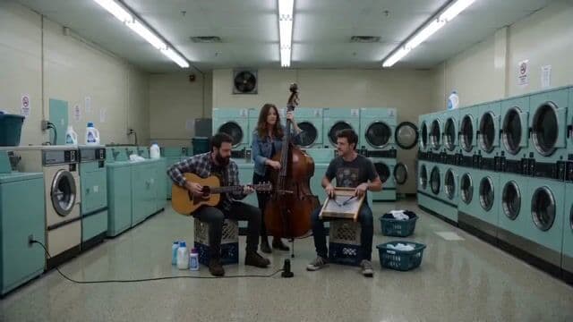Laundromat Folk Trio Jam