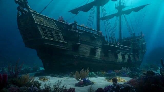 Ghost Ship Rises from Ocean Depths