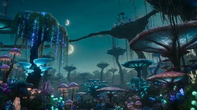 Alien Jungle Bioluminescent Adventure